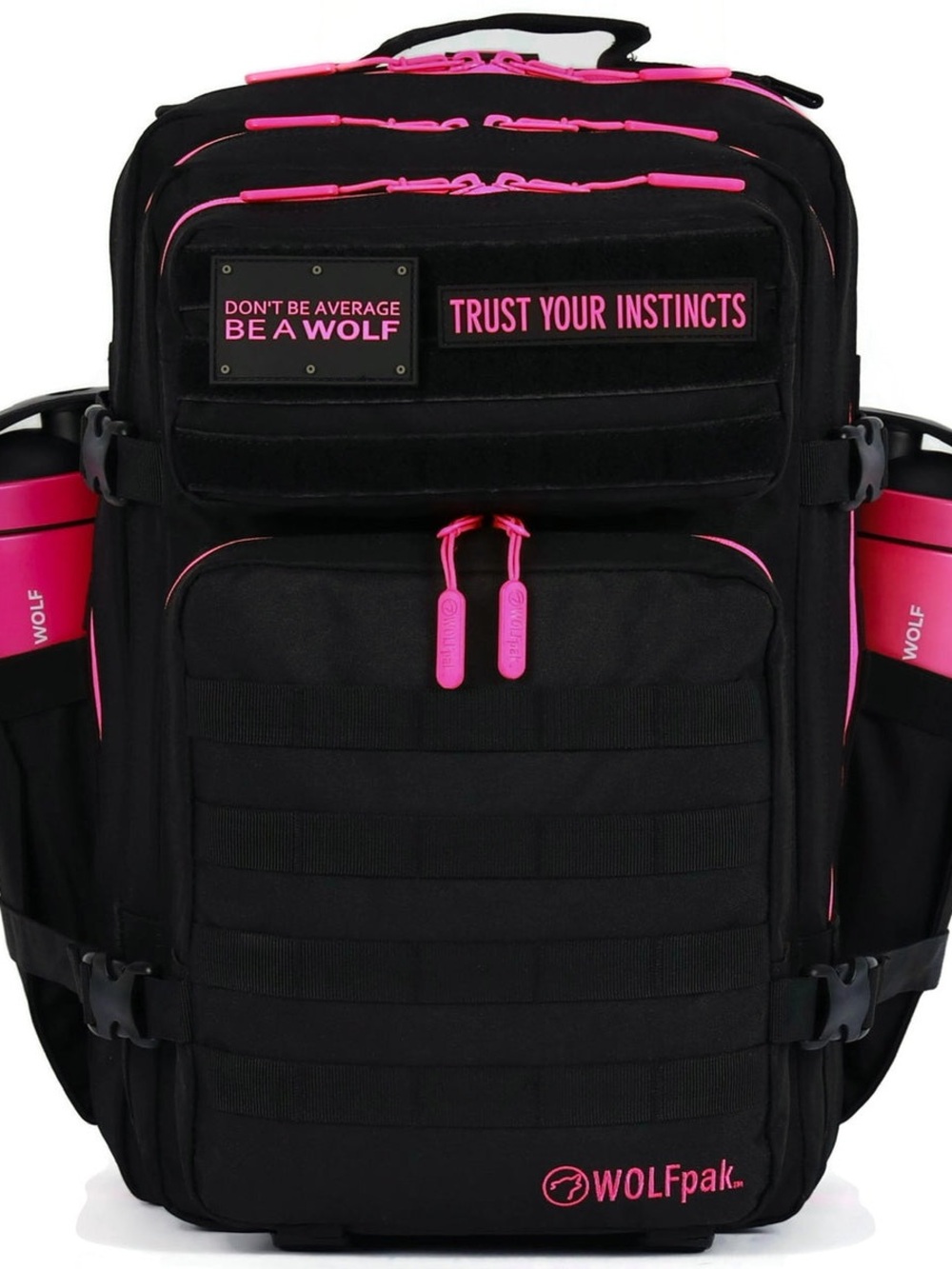 WOLFPak Black & Pink Tactical Backpack 45 L